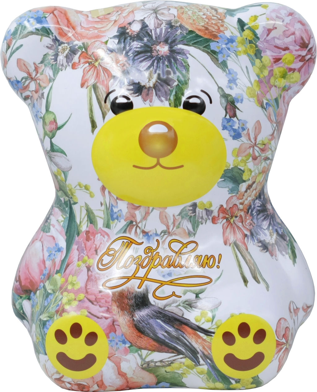 Черный дракон. Медвежонок Поздравляю 50 гр. жест.банка