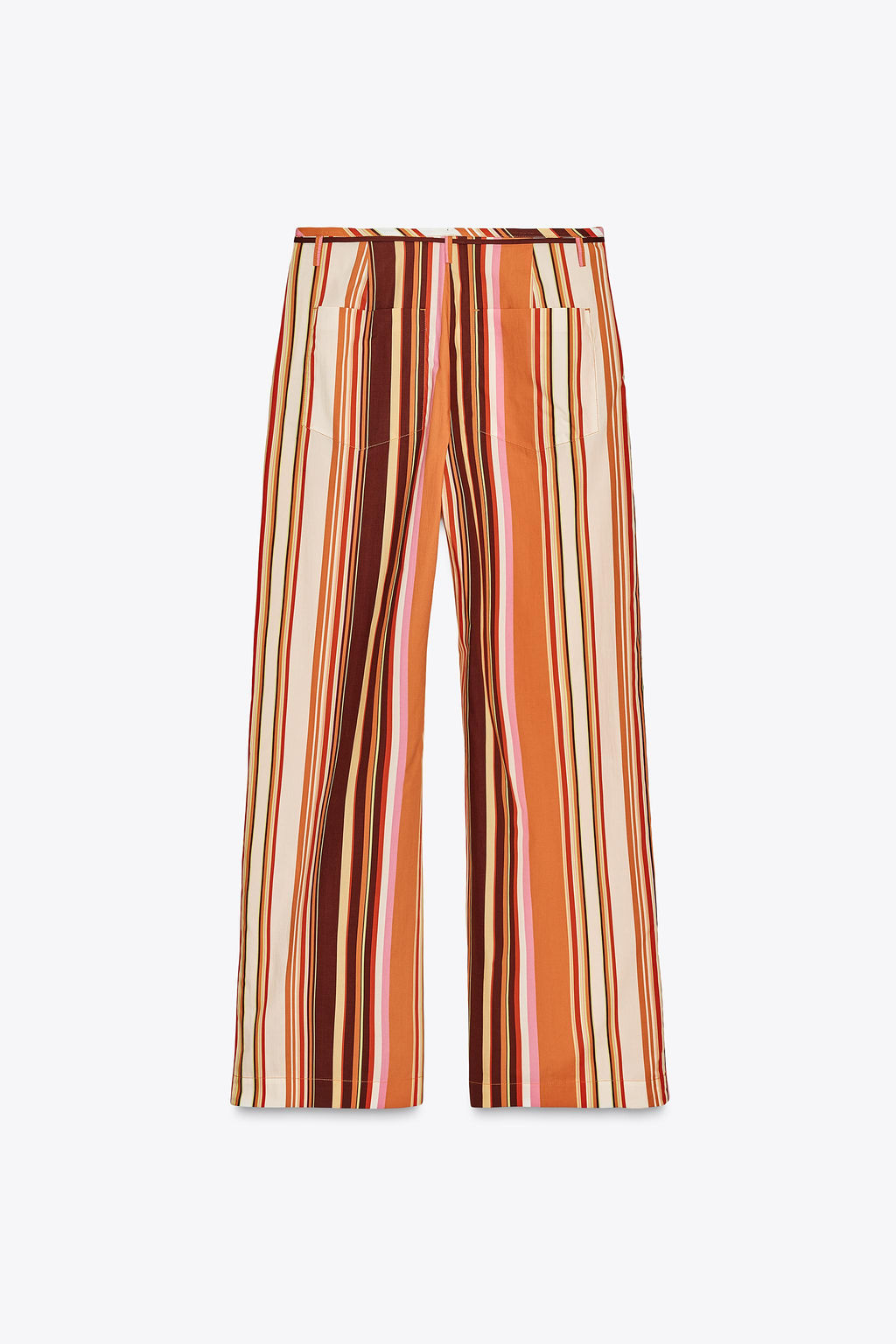 STRIPED FLARE TROUSERS ZW COLLECTION - Zara фото 8