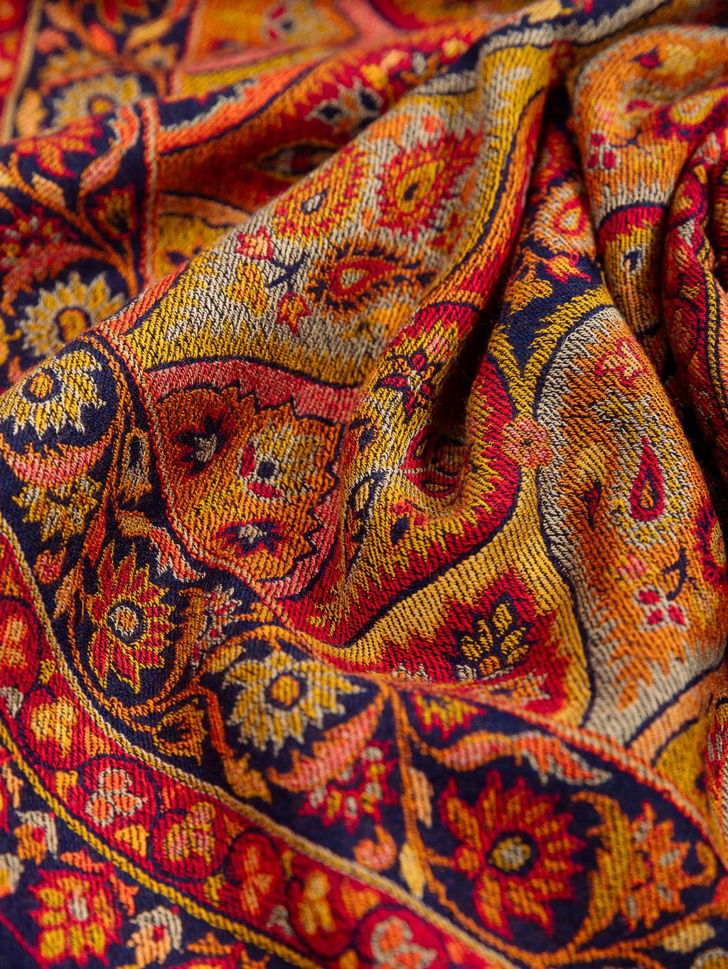 Палантин в ассортименте кашемир кади № Тк1005/33 - Ганг фото 3