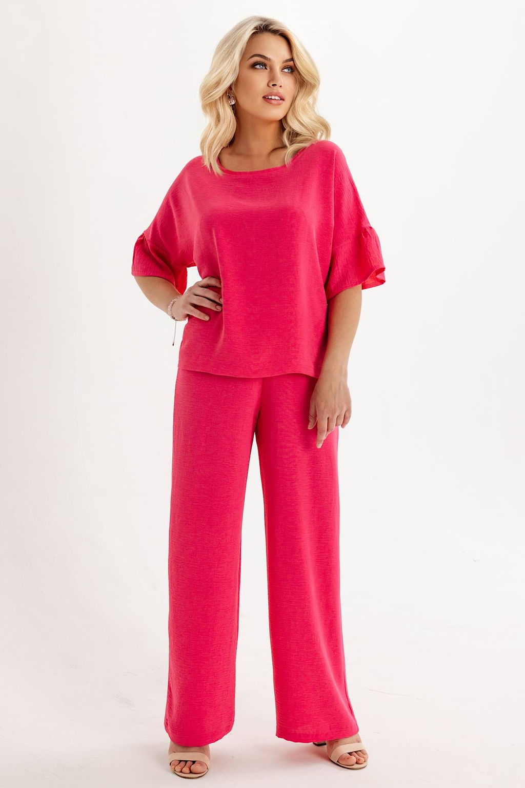 Блузка женская 4420/45/Малиновый - Rise фото 4