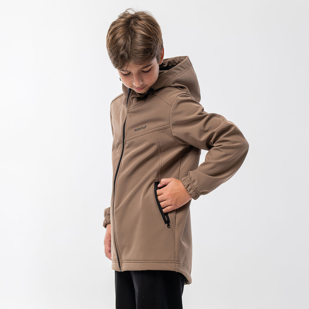 RODOS Куртка софтшелл для мальчика демисезон М-311д Тёмно-серый  фото 15