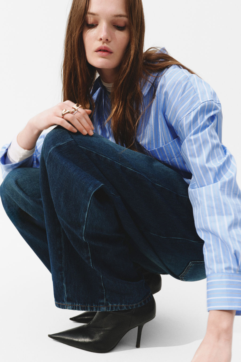 Barrel Regular Waist Jeans - H&m фото 8
