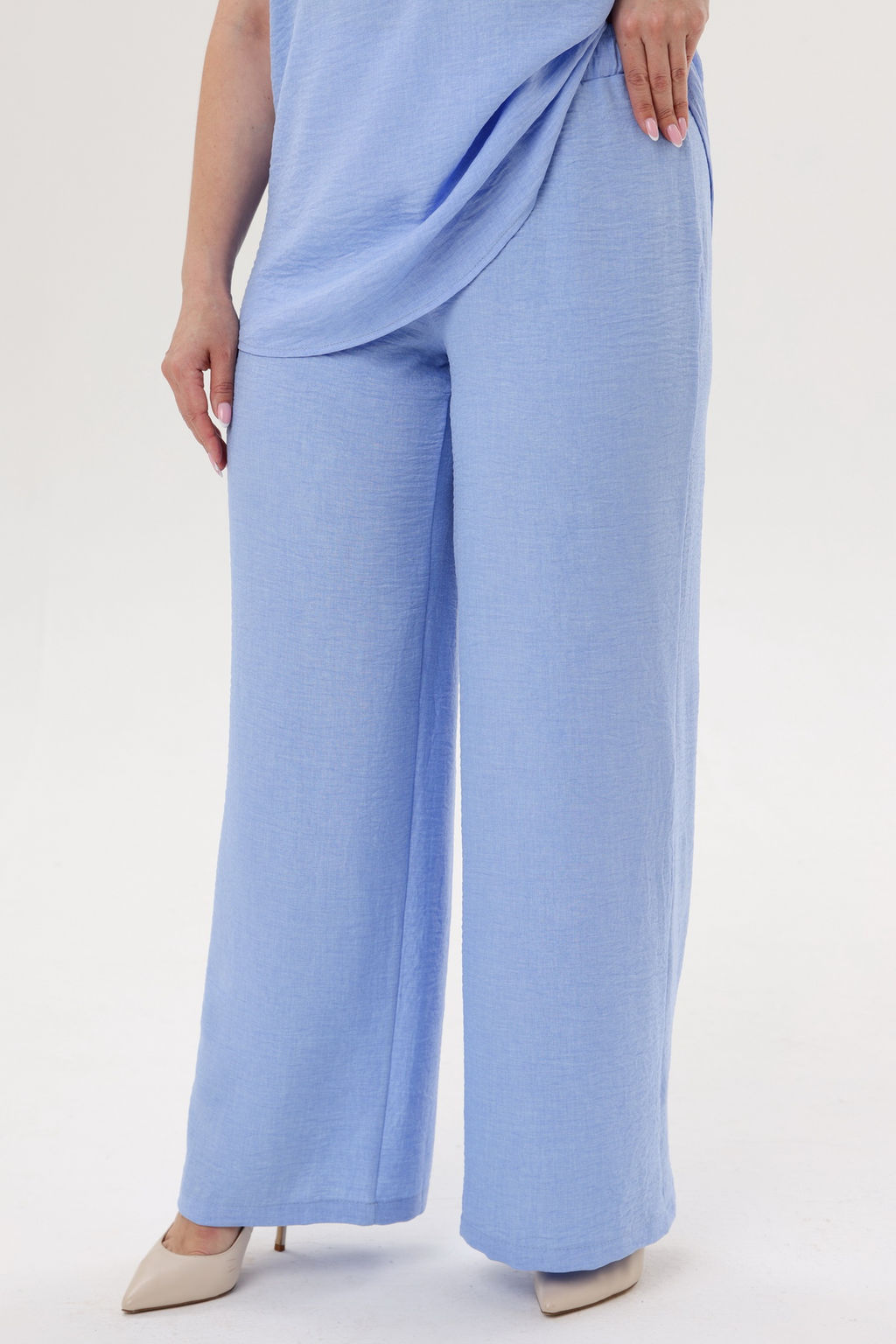 Брюки женские 121/17/Голубой - Rise фото 4