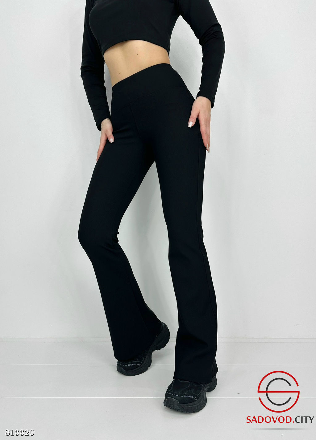 Брюки женские клеш на резинке