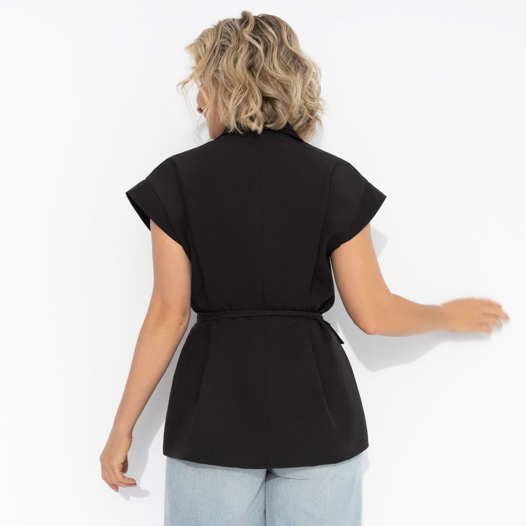 Жилет оверсайз, Слишком модно (black) - Charutti фото 5