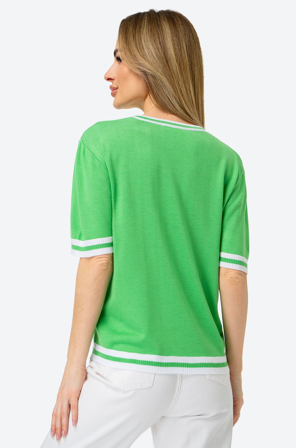 Женская футболка из вязаного трикотажа Happy Fox  фото 50