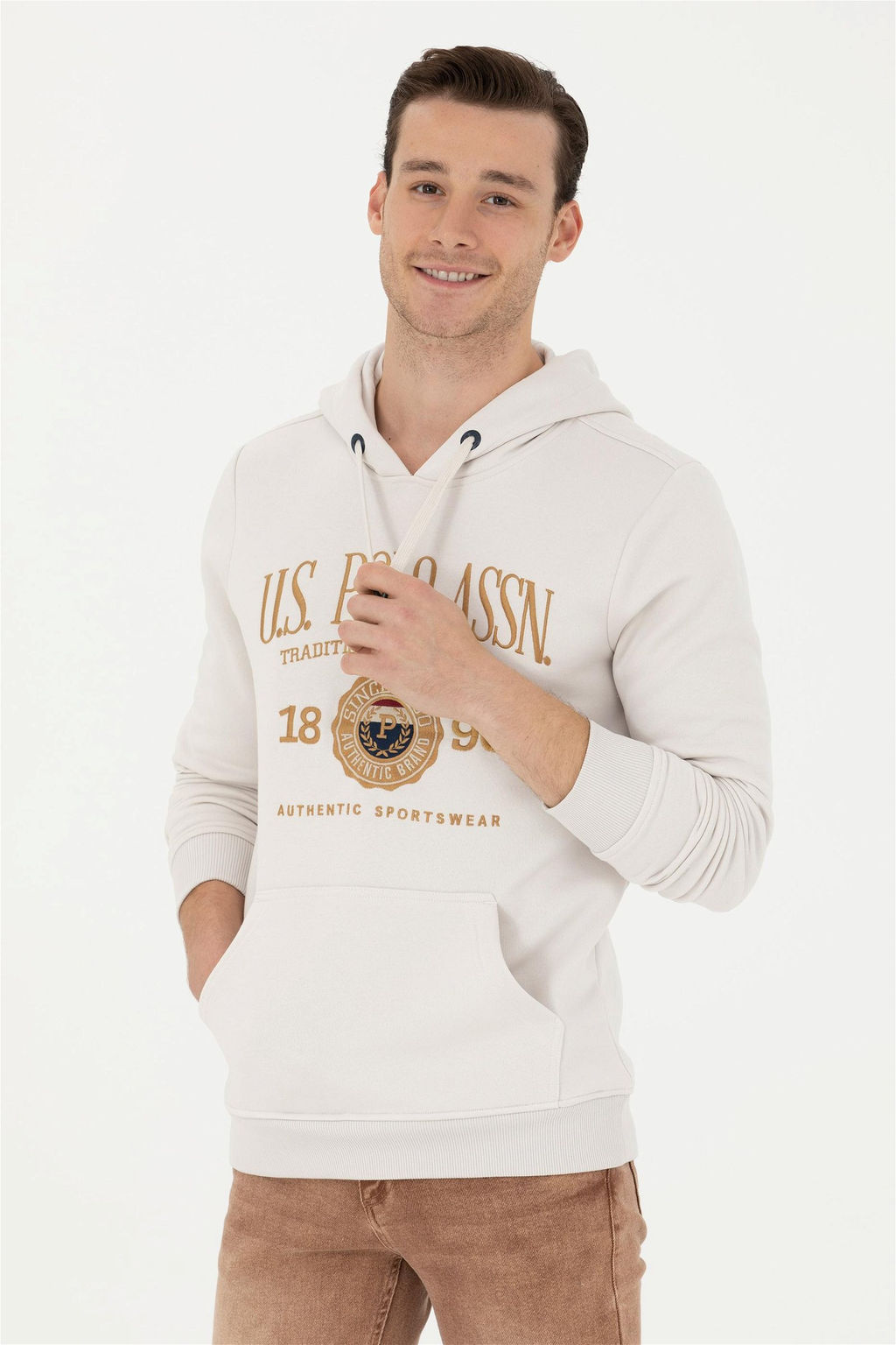U. S. Polo Assn / Мужская толстовка с камнем - U.s. polo assn фото 3