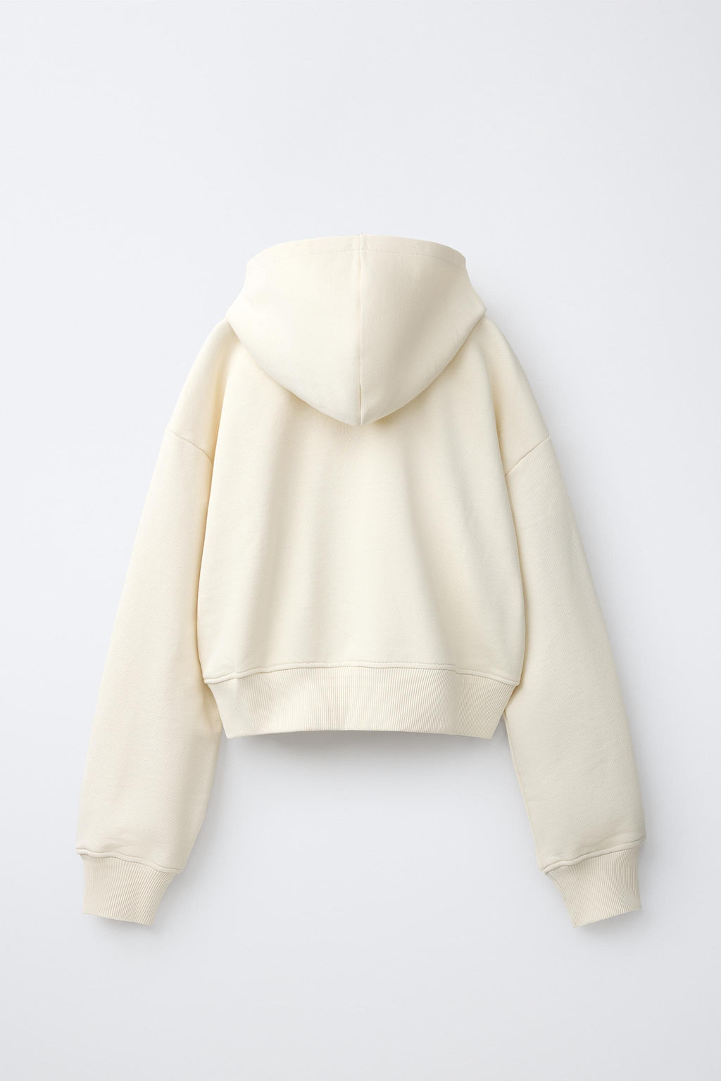 SUDADERA CAPUCHA CROPPED / Crudo - Zara фото 2