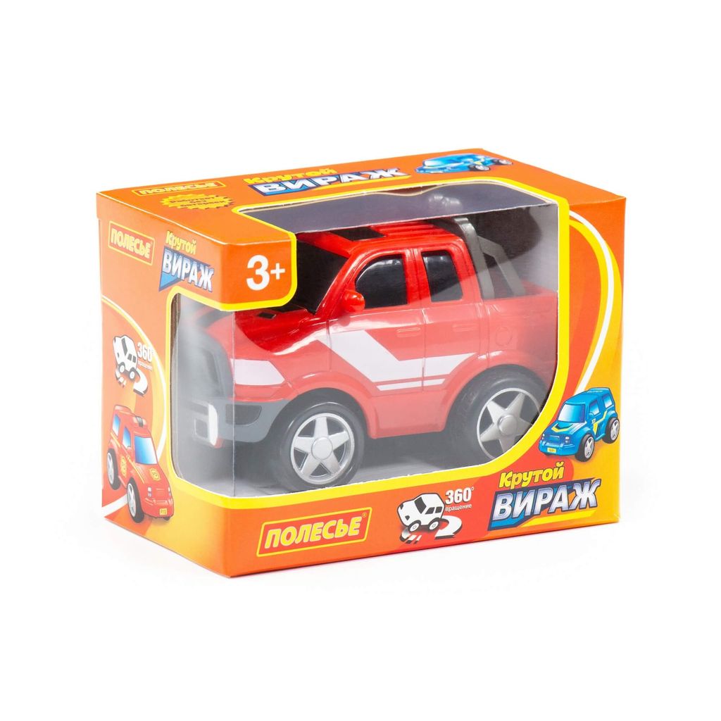 Крутой Вираж, автомобиль гоночный №4 инерционный (в коробке) - Полесье фото 7