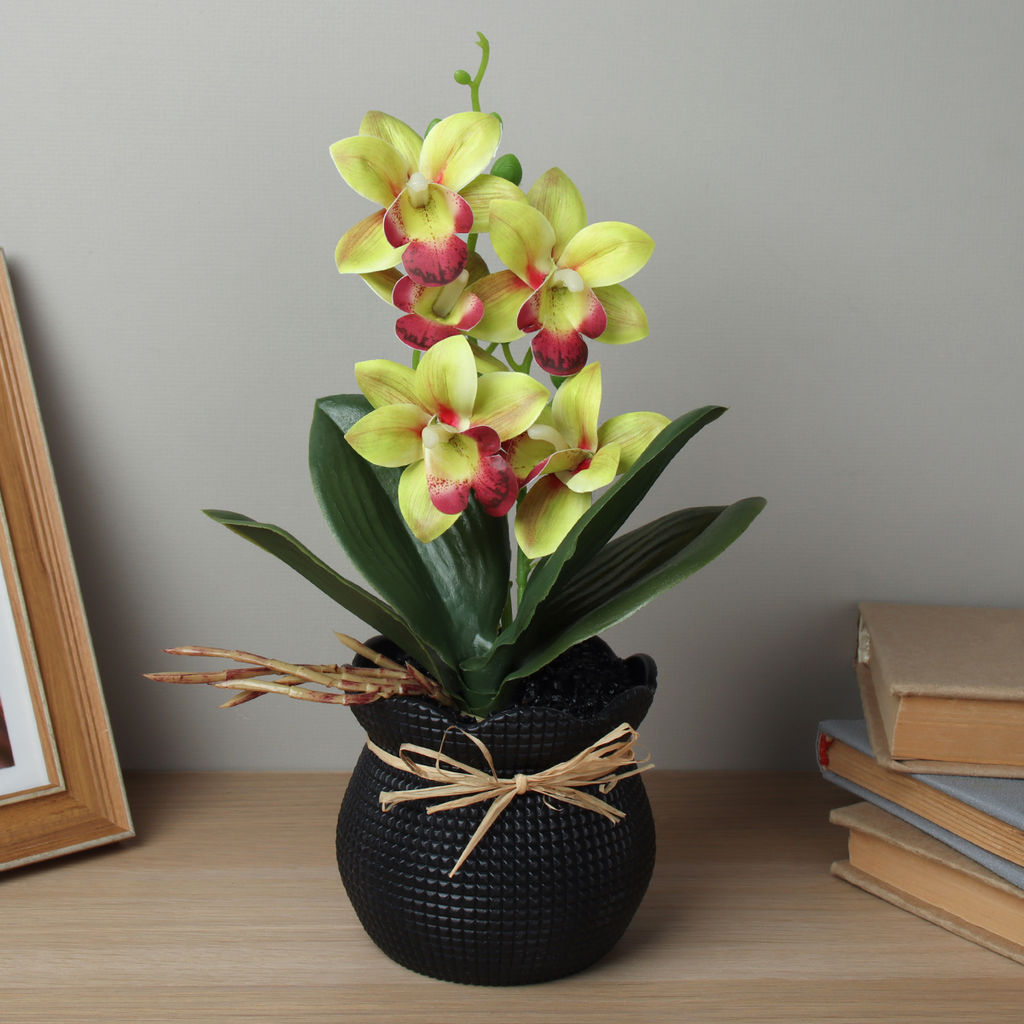 Цена за 1 шт. Цветочная композиция Орхидея / ZH-022 /уп 10/72/ - Галеонтрейд фото 12