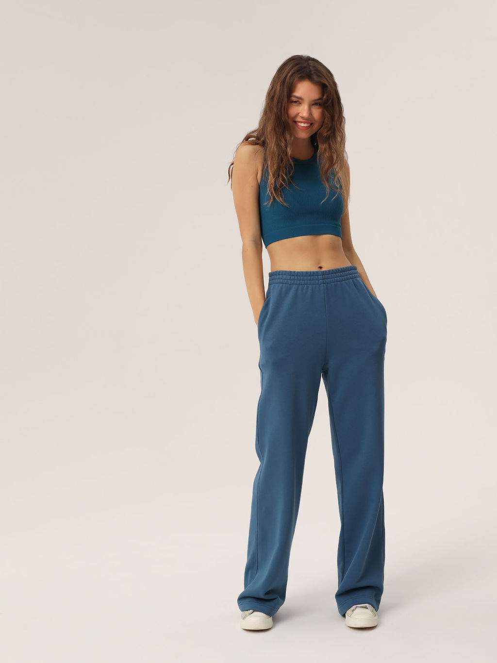 MY Брюки женские свободные с карманами Б302  фото 9