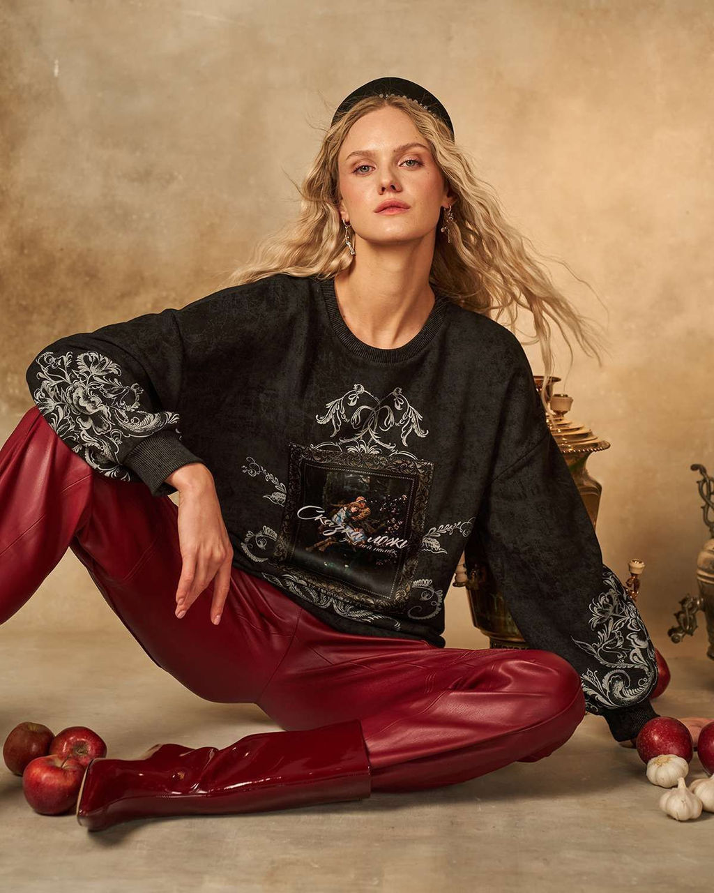 Свитшот из футера варёнка с принтом Сказка SFS001 - Sahar art lab фото 8