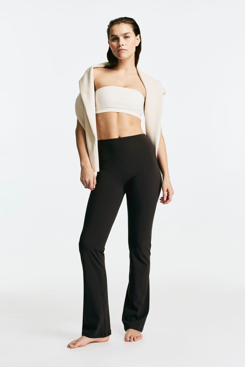 Leggings de yoga acampanados con SoftMove Lycra® - H&m фото 3