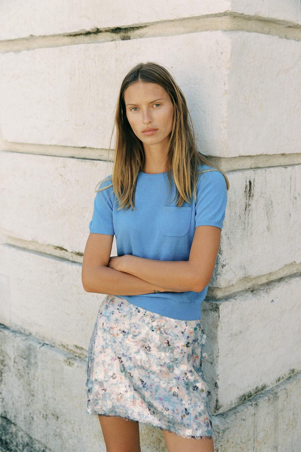 SEQUIN MINI SKIRT - Zara фото 9