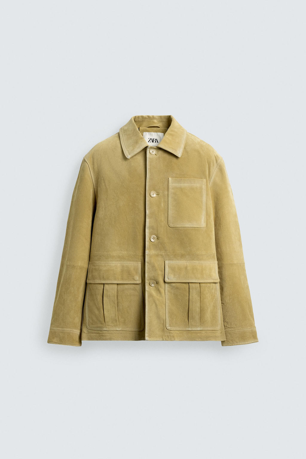 LIMITED EDITION SUEDE JACKET WITH POCKETS - Zara фото 15