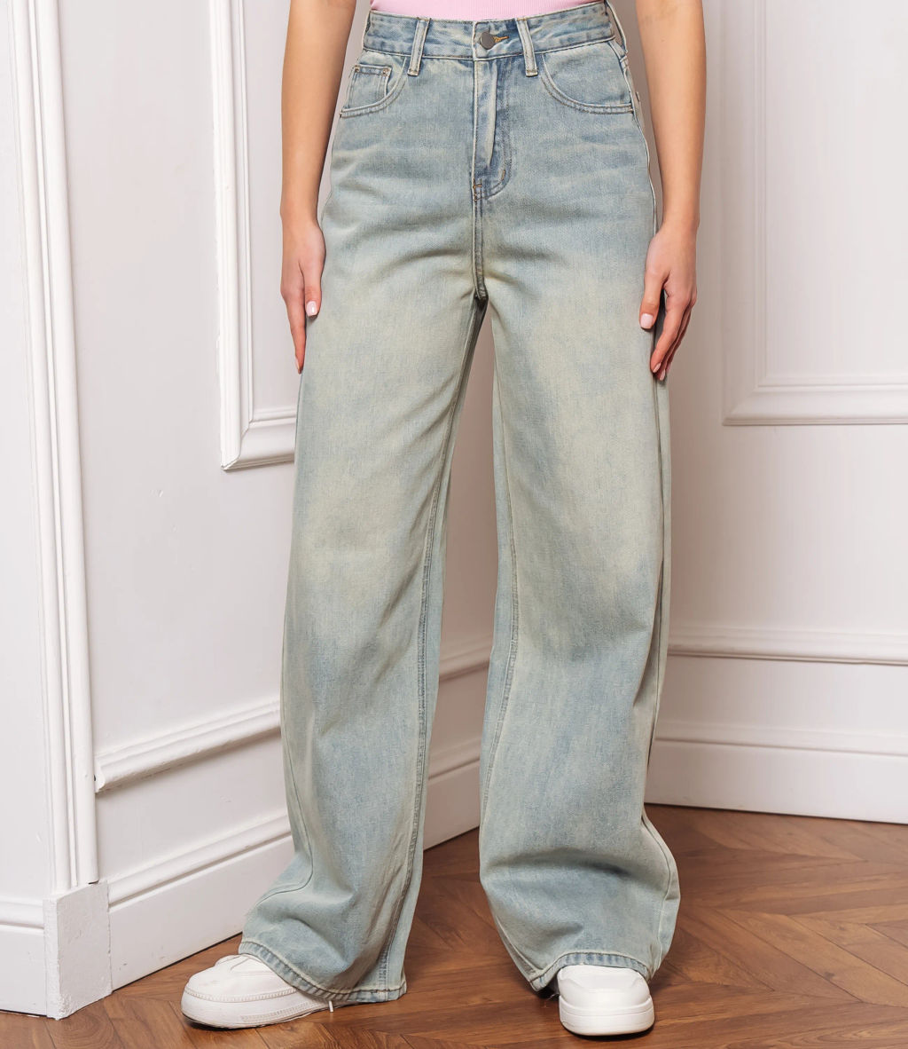 Джинсы #КТ8733, голубой - Dommod фото 2