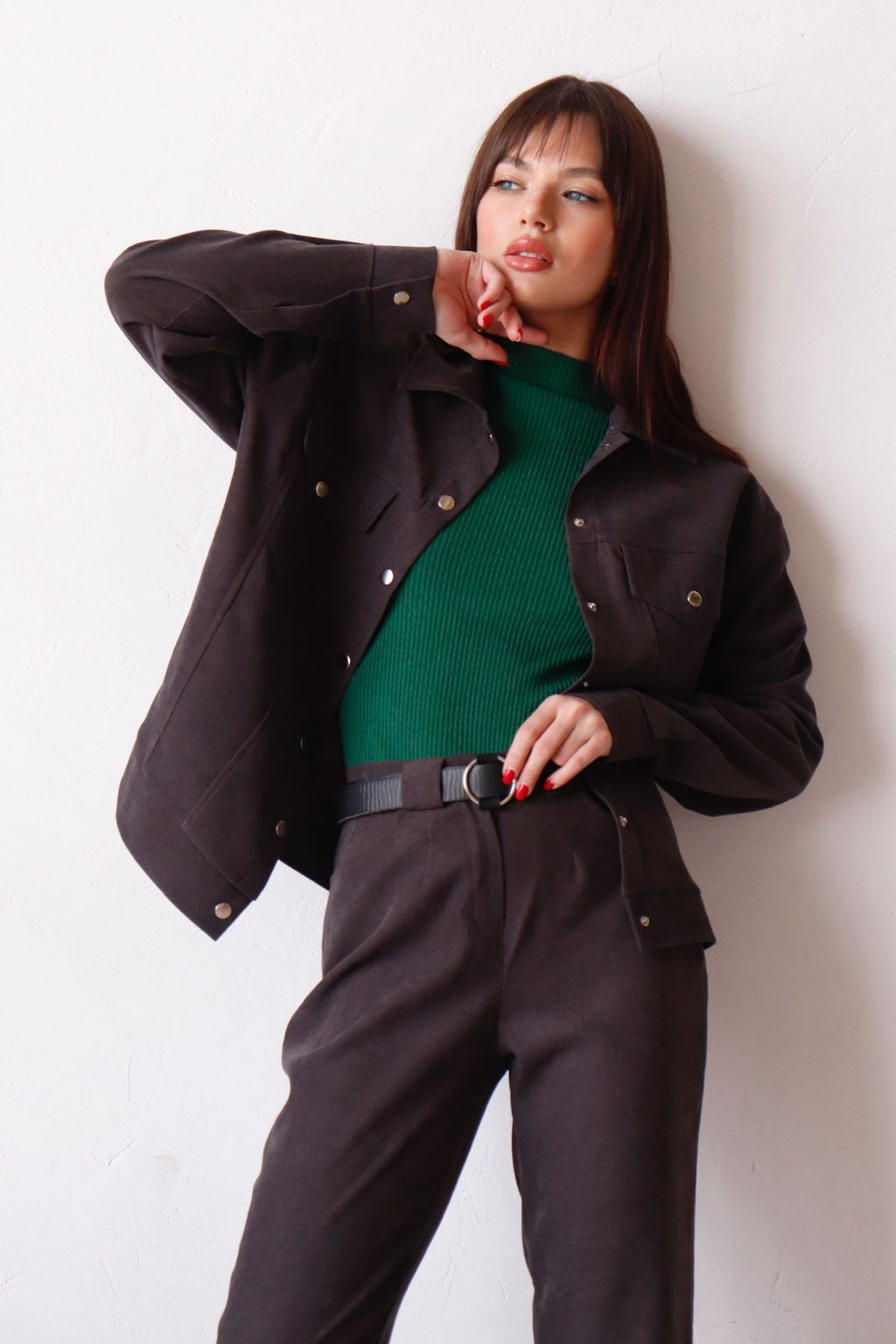 Martichelli Рубашка в стиле сафари антрацит фото 9