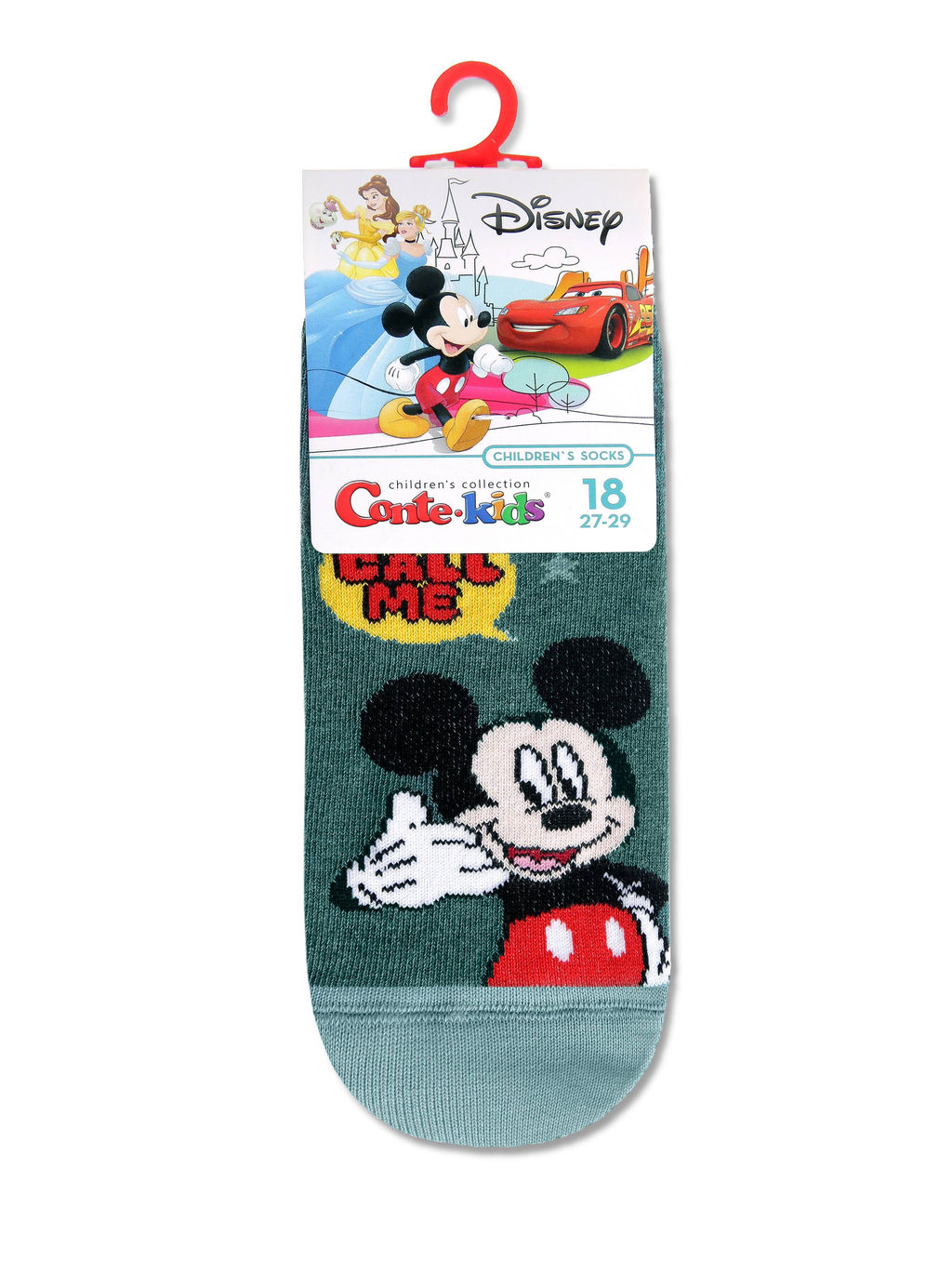 Цена за 2 пары Conte-kids Disney (короткие) т.бирюзовый