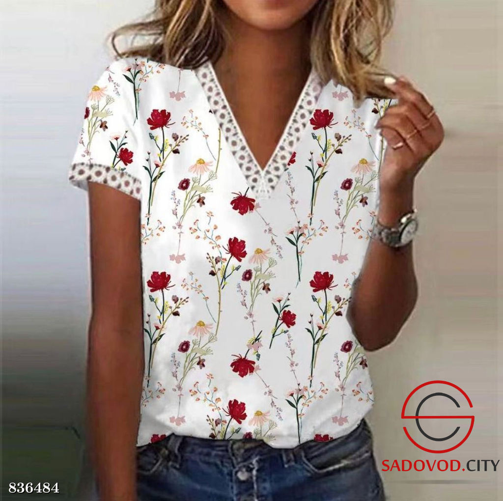 Блузка женская с рисунком - Bruno фото 3