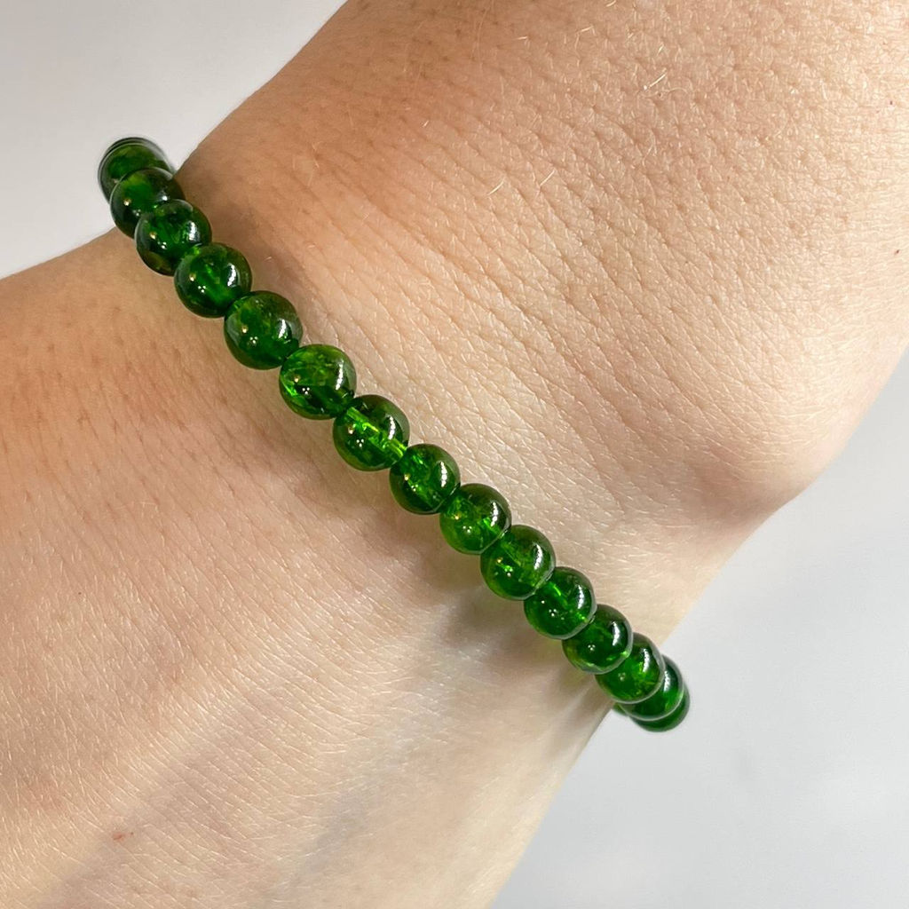 Браслет из Хромдиопсида 17,5 см +