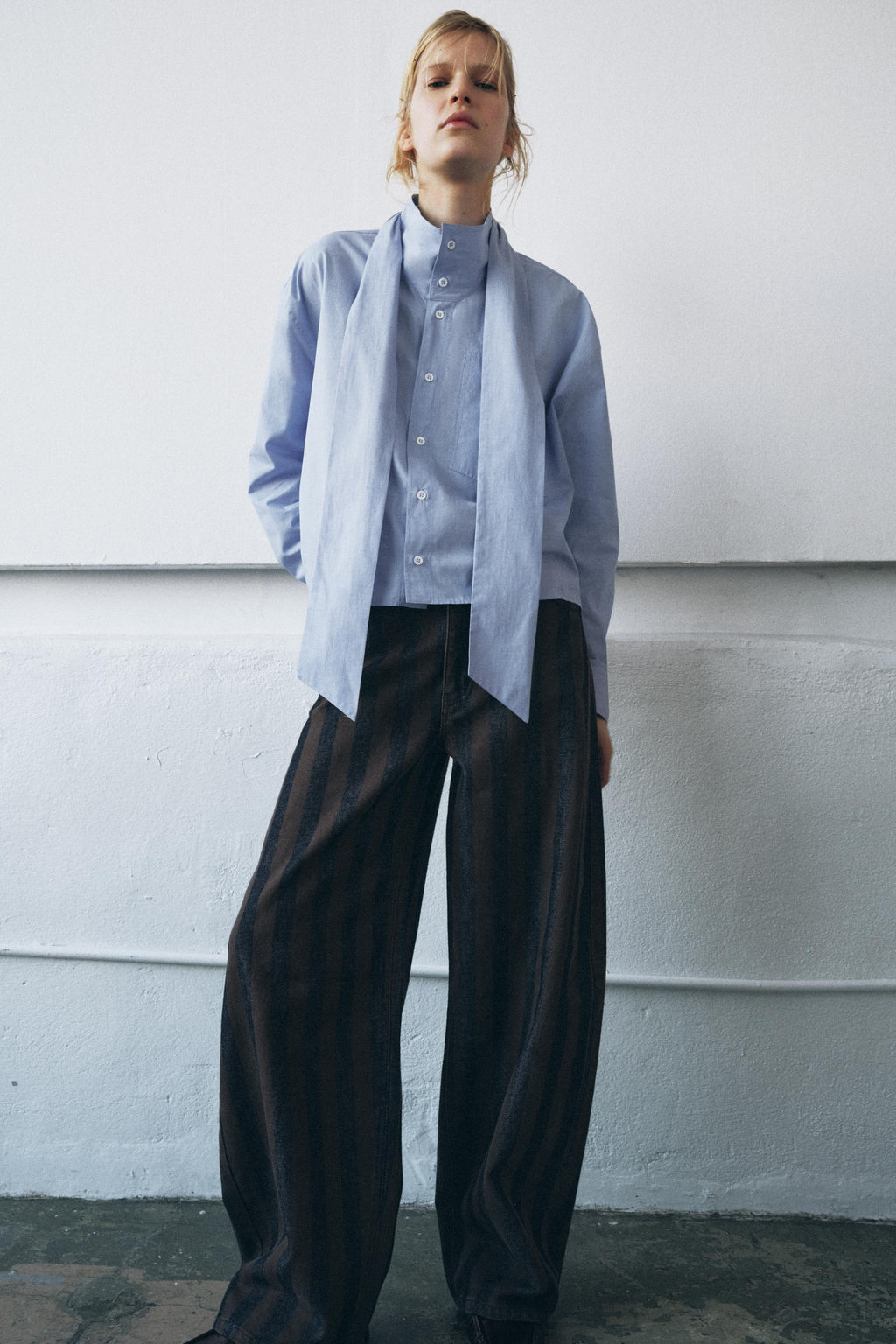 ZW COLLECTION BOW SHIRT - Zara фото 15