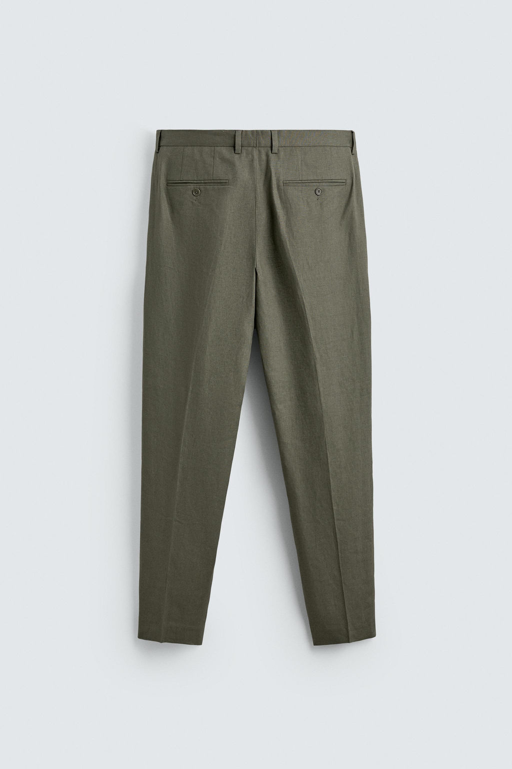 PANTAL?N TRAJE 100% LINO / Verde claro - Zara фото 6