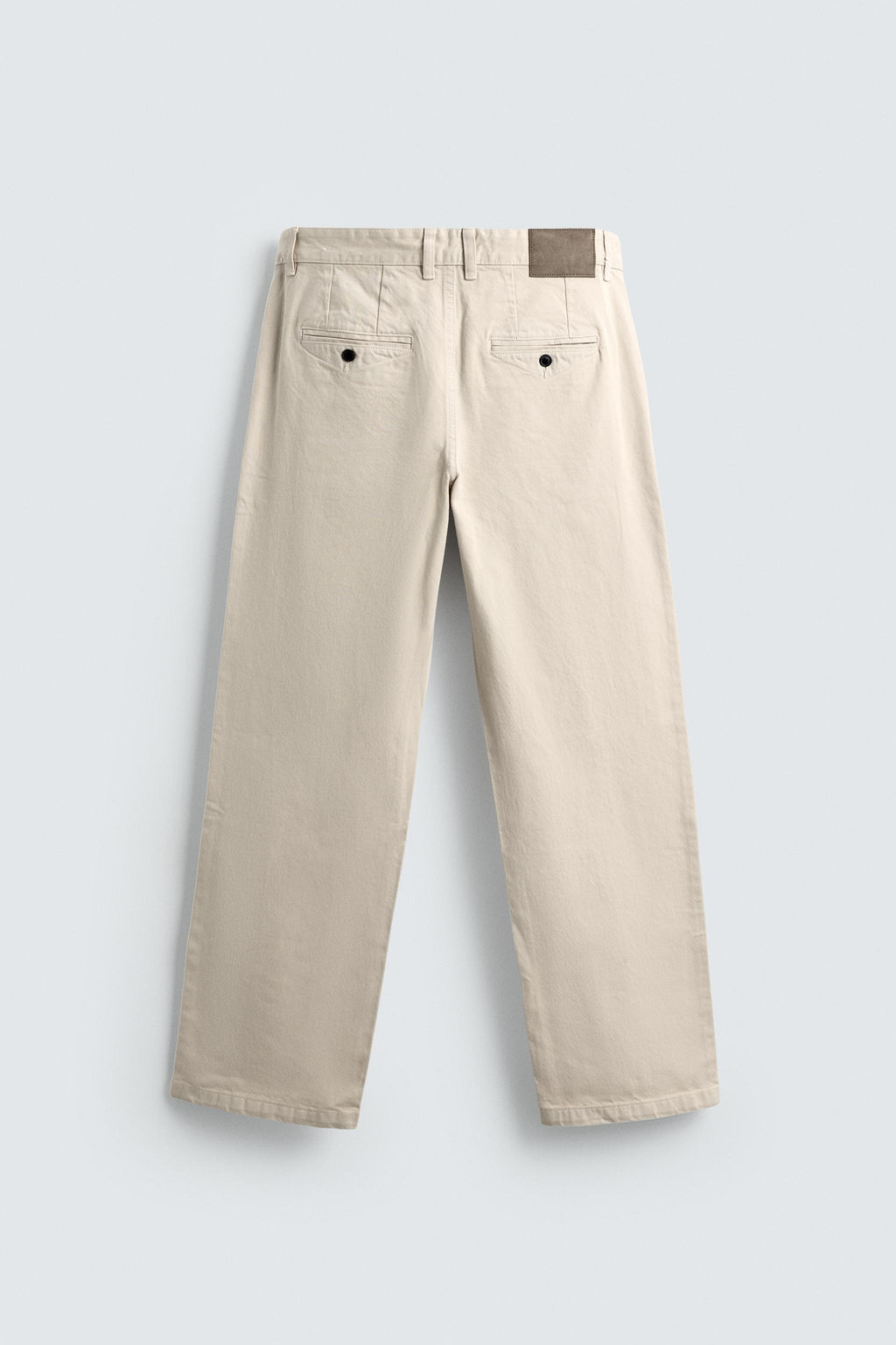STRAIGHT-LEG CHINO TROUSERS - Zara фото 7