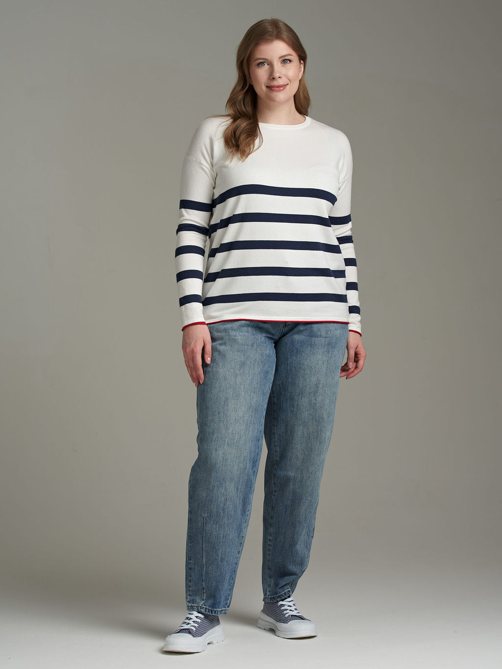 ДЖЕМПЕР OVERSIZE ИЗ НАТУРАЛЬНОЙ ПРЯЖИ