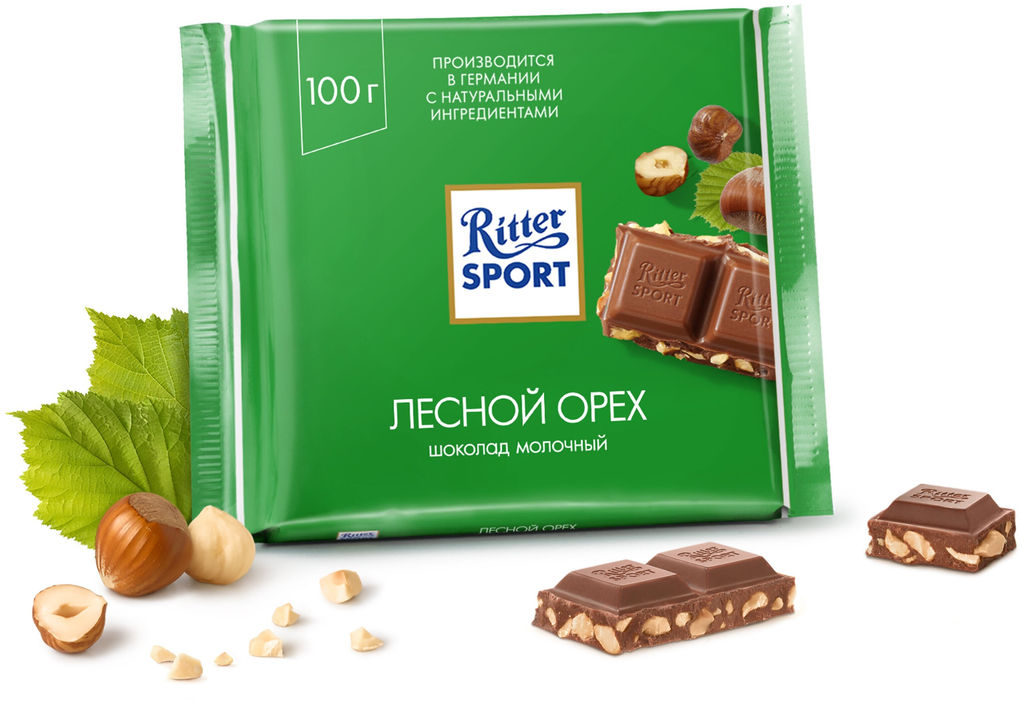 Лесной орех 250гр/Риттер Спорт/RU6226/ (шт) - Ritter sport фото 2