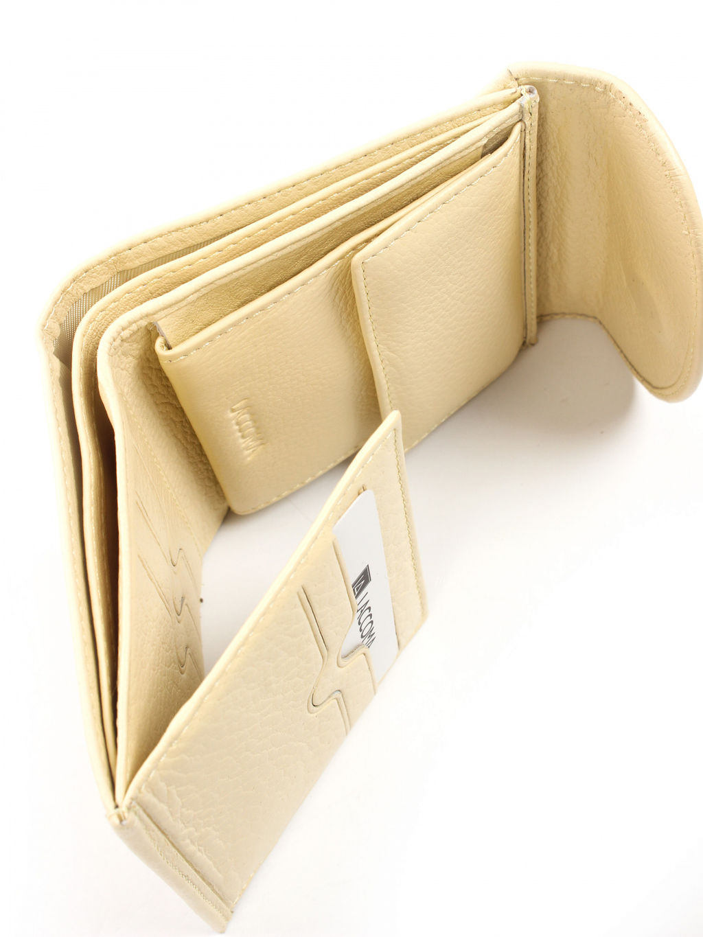 LACCOMA кошелек LA-2075-светло-желтый натуральная кожа