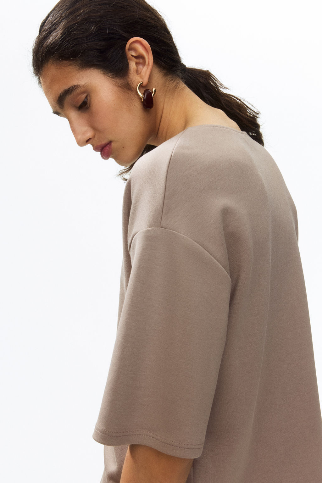 Top boxy en punto - H&m фото 5