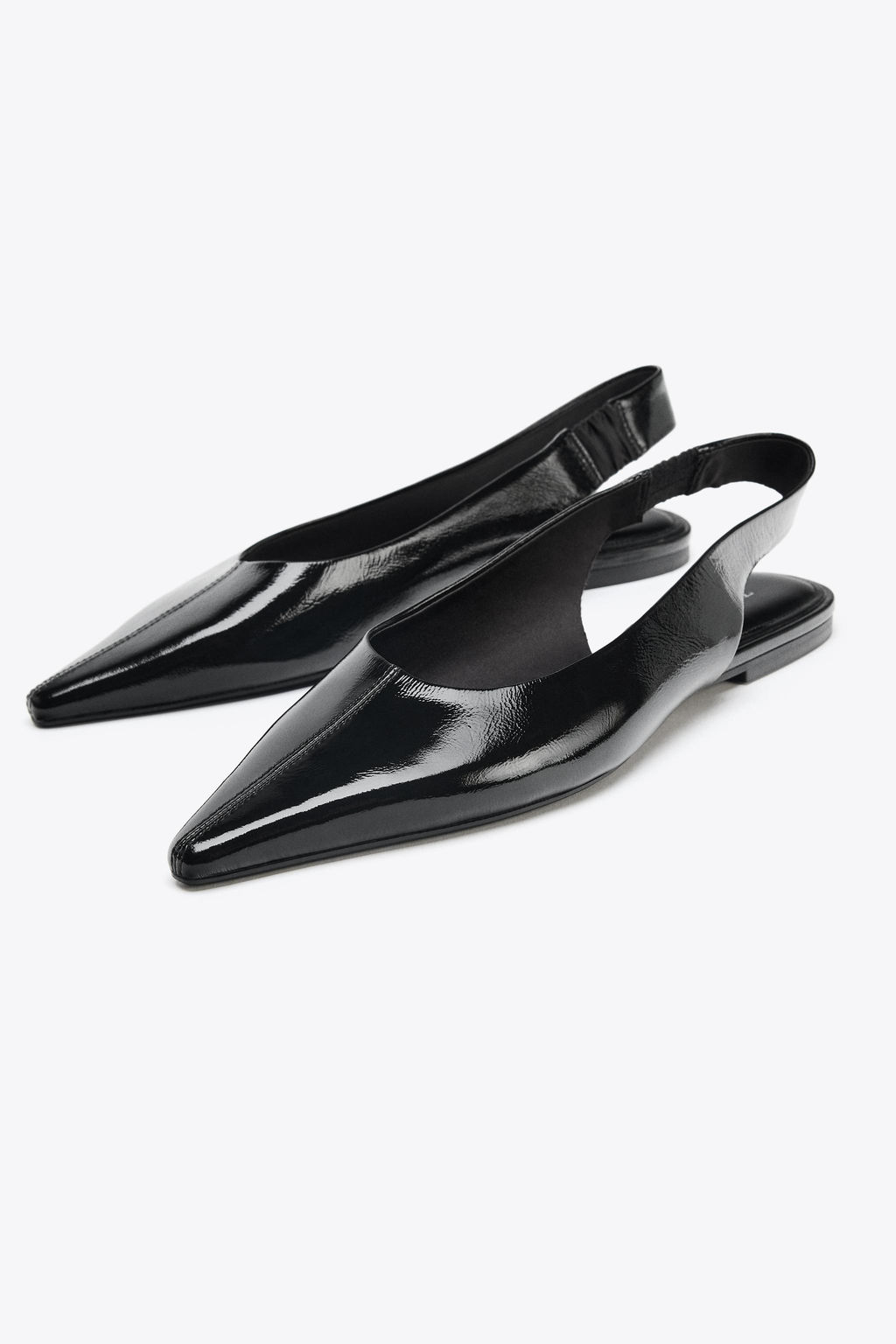 LEATHER SLINGBACK BALLERINA