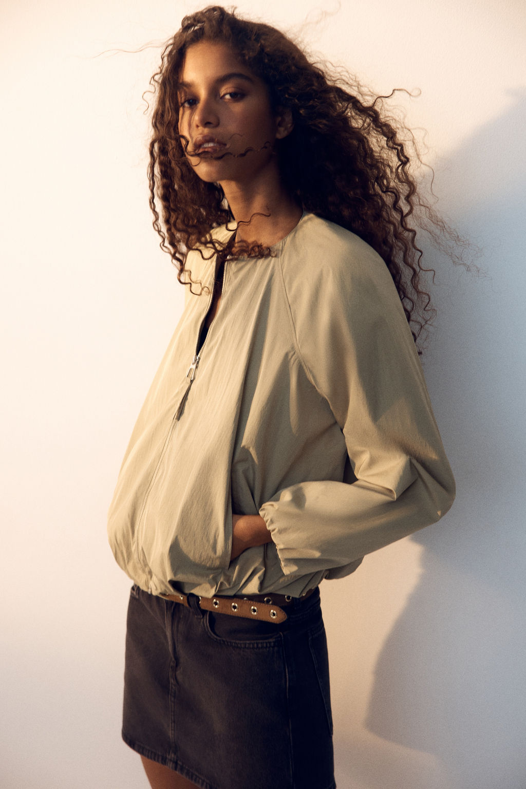 Cazadora bomber con bajo burbuja - H&m фото 5