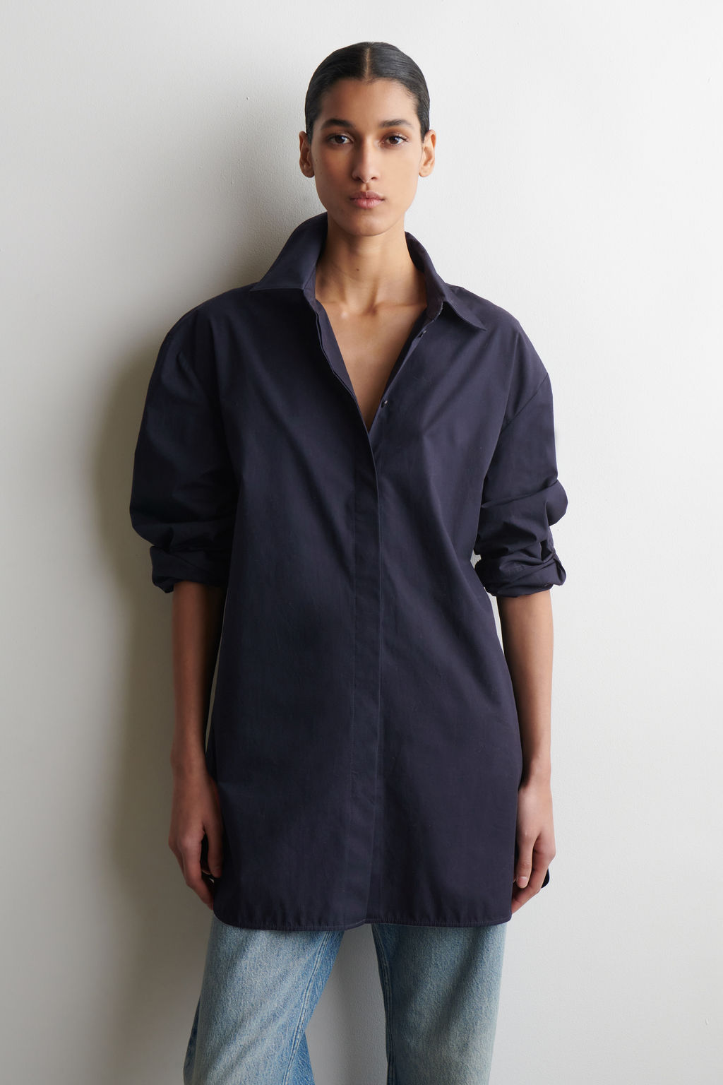 CAMISA DE ALGOD?N ESTRUCTURADA - H&m фото 2