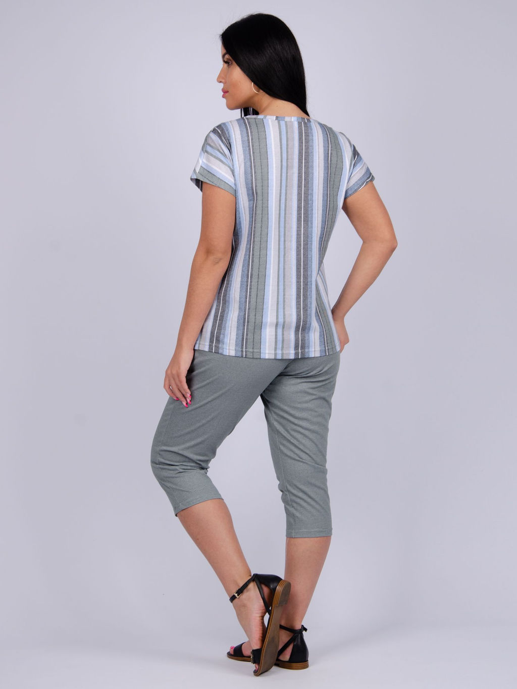 Костюм "Монако" оливка, трикотаж