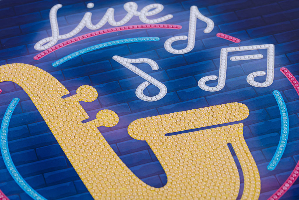 Кристальная (алмазная) мозаика ФРЕЯ ALBP-327 постер Живой звук 30 х 30 см