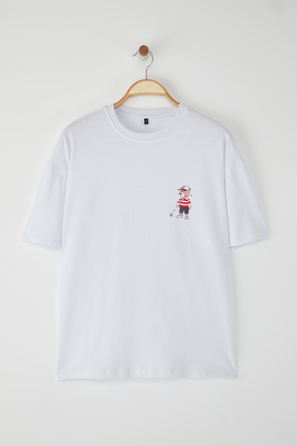 TRENDYOL MAN Siyah Unisex Regular/Normal Kesim Ay?c?k Bask?l? %100 Pamuklu T-Shirt TMNSS25TS00161 - Trendyolmilla фото 41