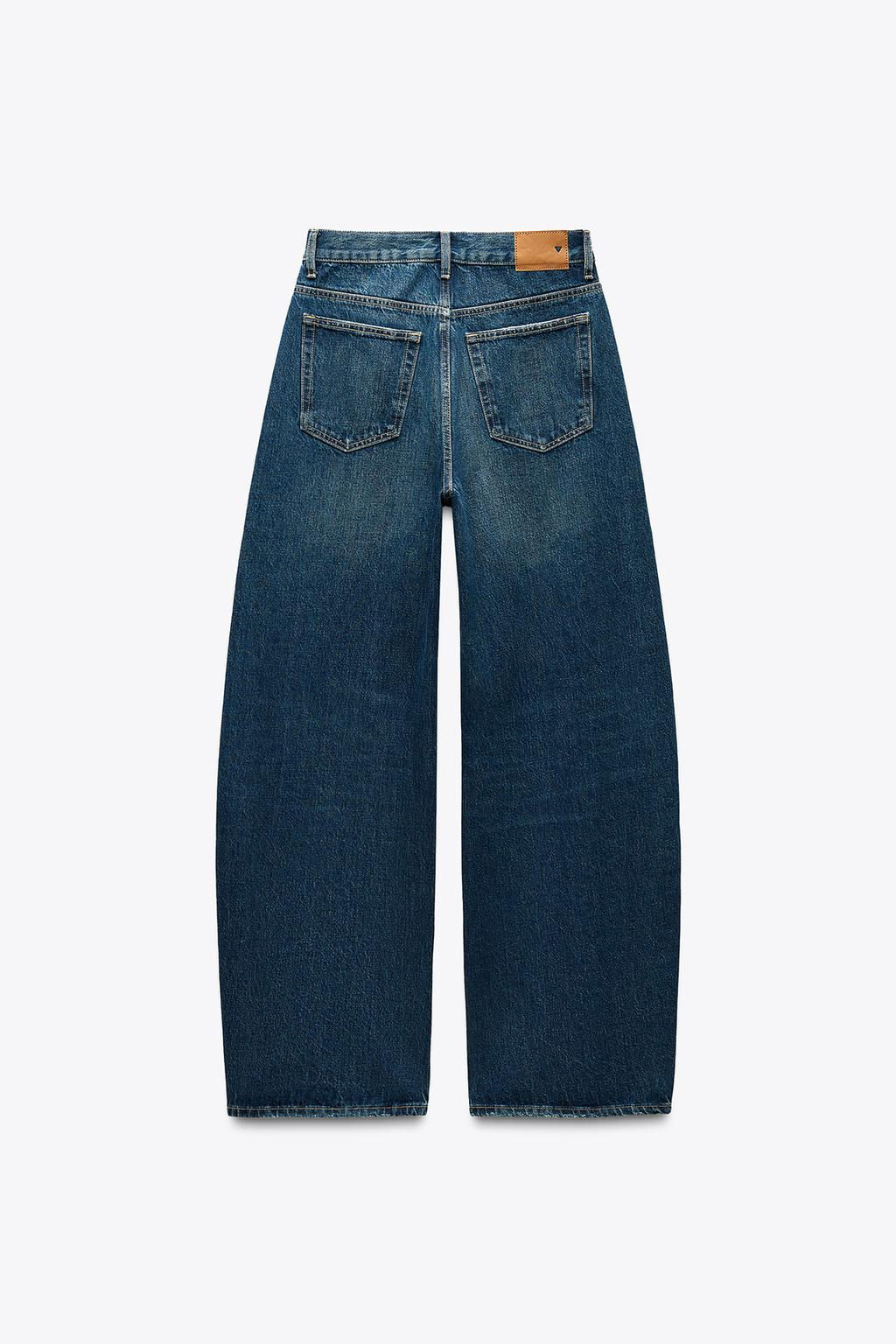 TRF MID-WAIST CROSSOVER BAGGY JEANS - Zara фото 10