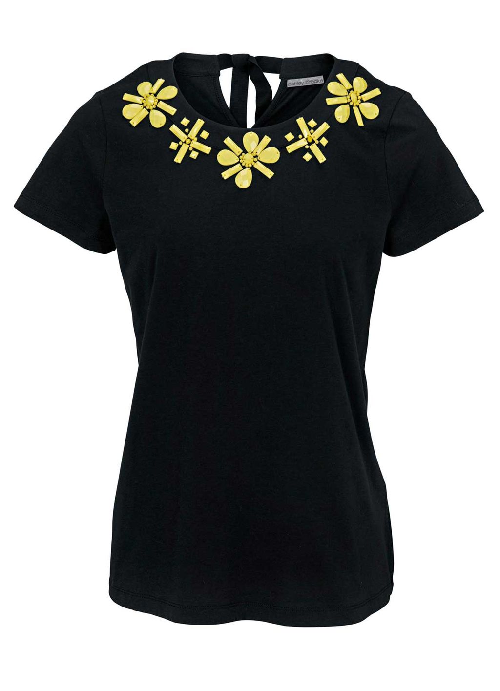 Блузка, черно-желтая - Linea tesini фото 2