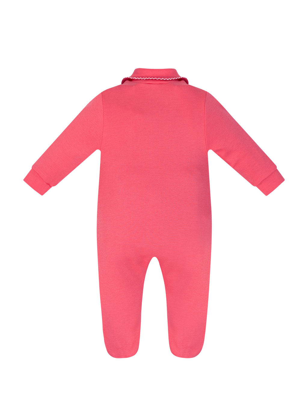 Комбинезон ясельный фуксия принт птички