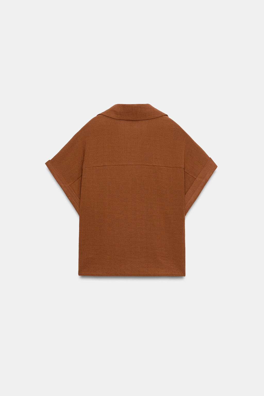 CAMISA CRUZADA MANGA CORTA / Caldero