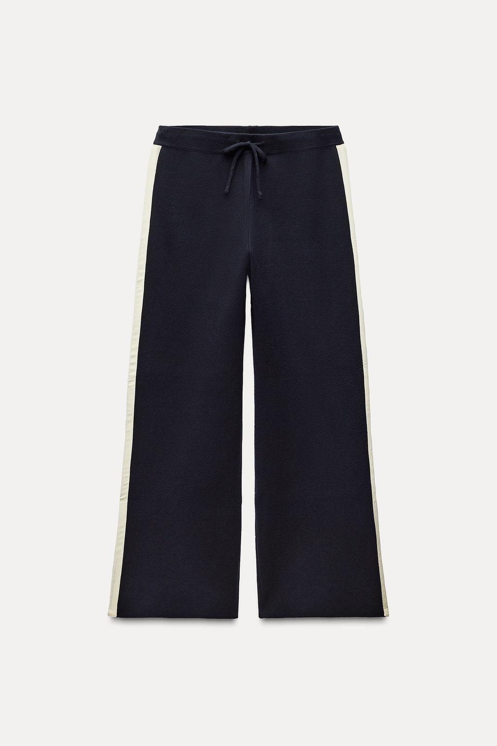 KNIT TROUSERS WITH SIDE STRIPE - Zara фото 3