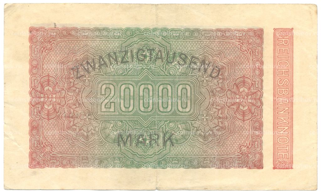 20000 марок 1923 года Германия