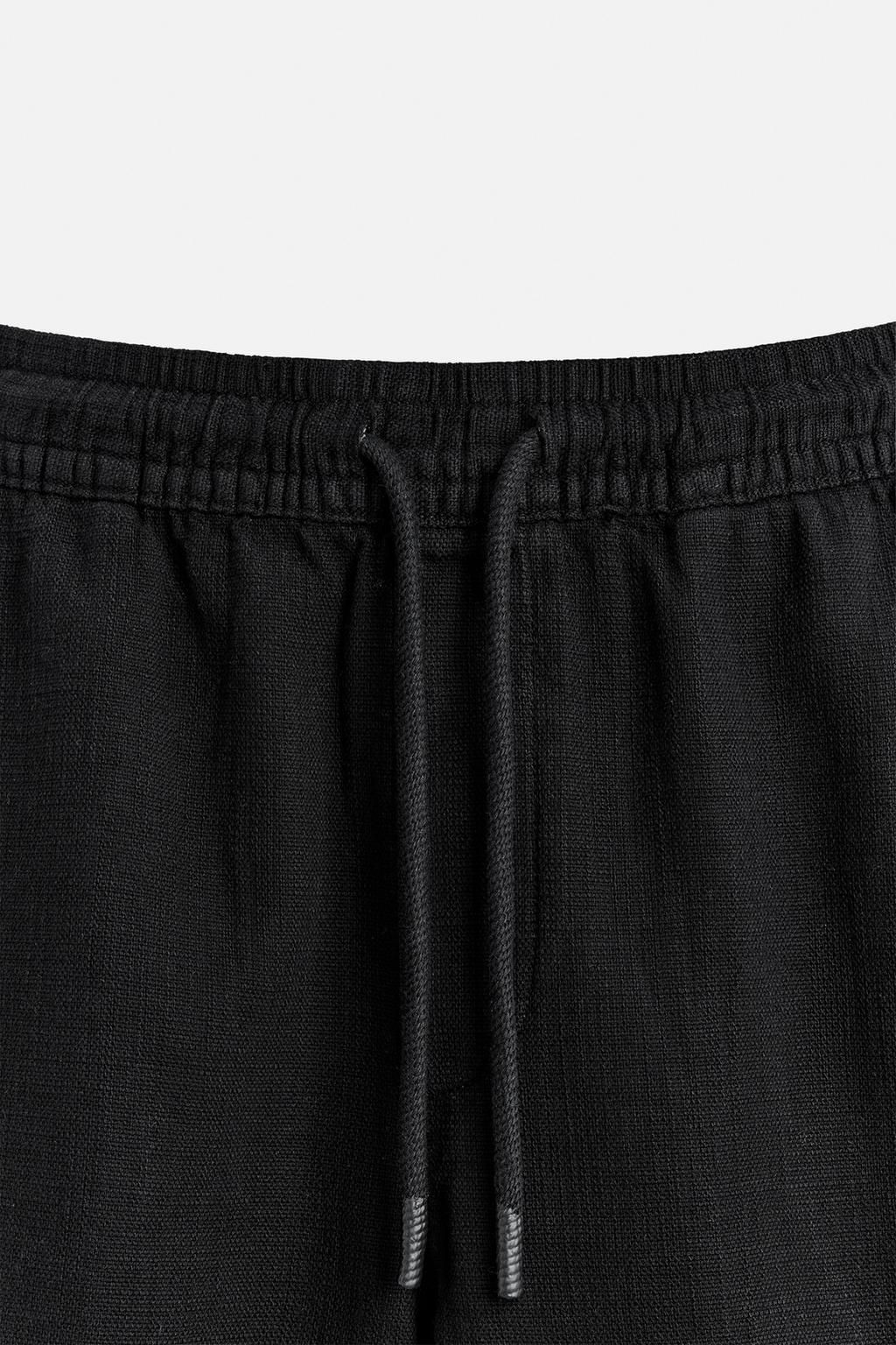TEXTURED REGULAR FIT BERMUDA SHORTS - Zara фото 28