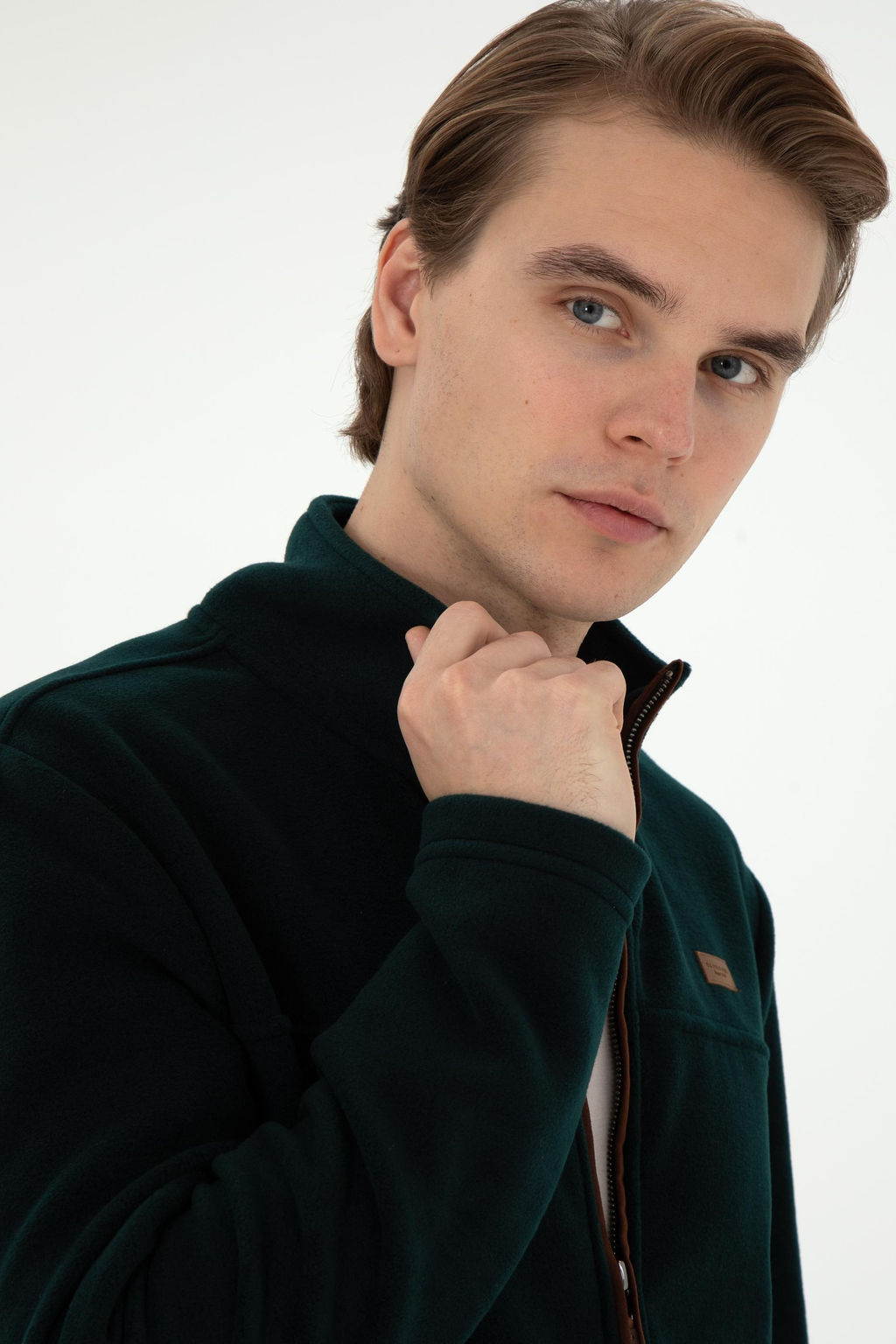 Мужской темно-зеленый вязаный кардиган Неожиданная скидка в корзине - U.s. polo assn фото 2