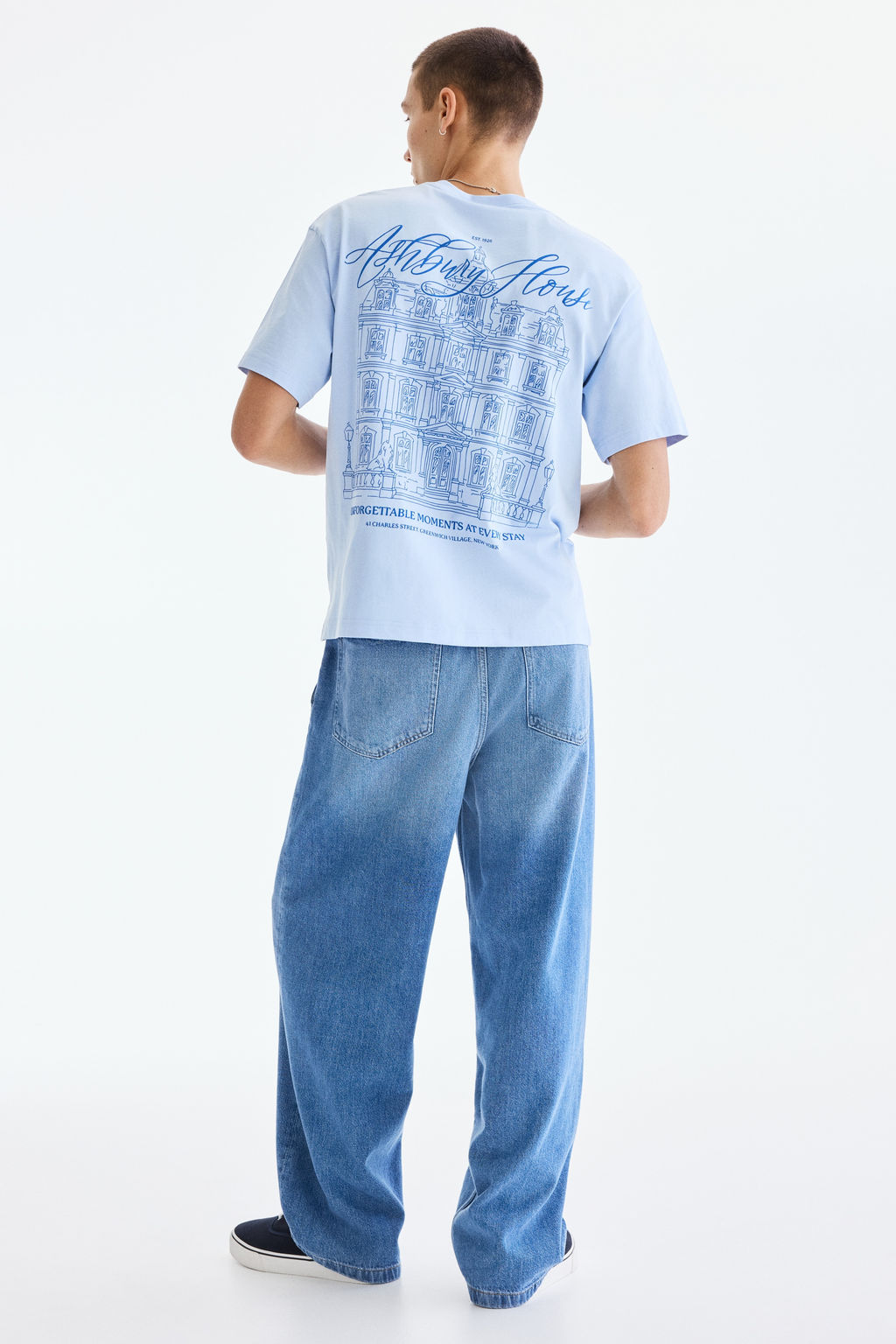 Camiseta con motivo estampado Loose Fit - H&m фото 10
