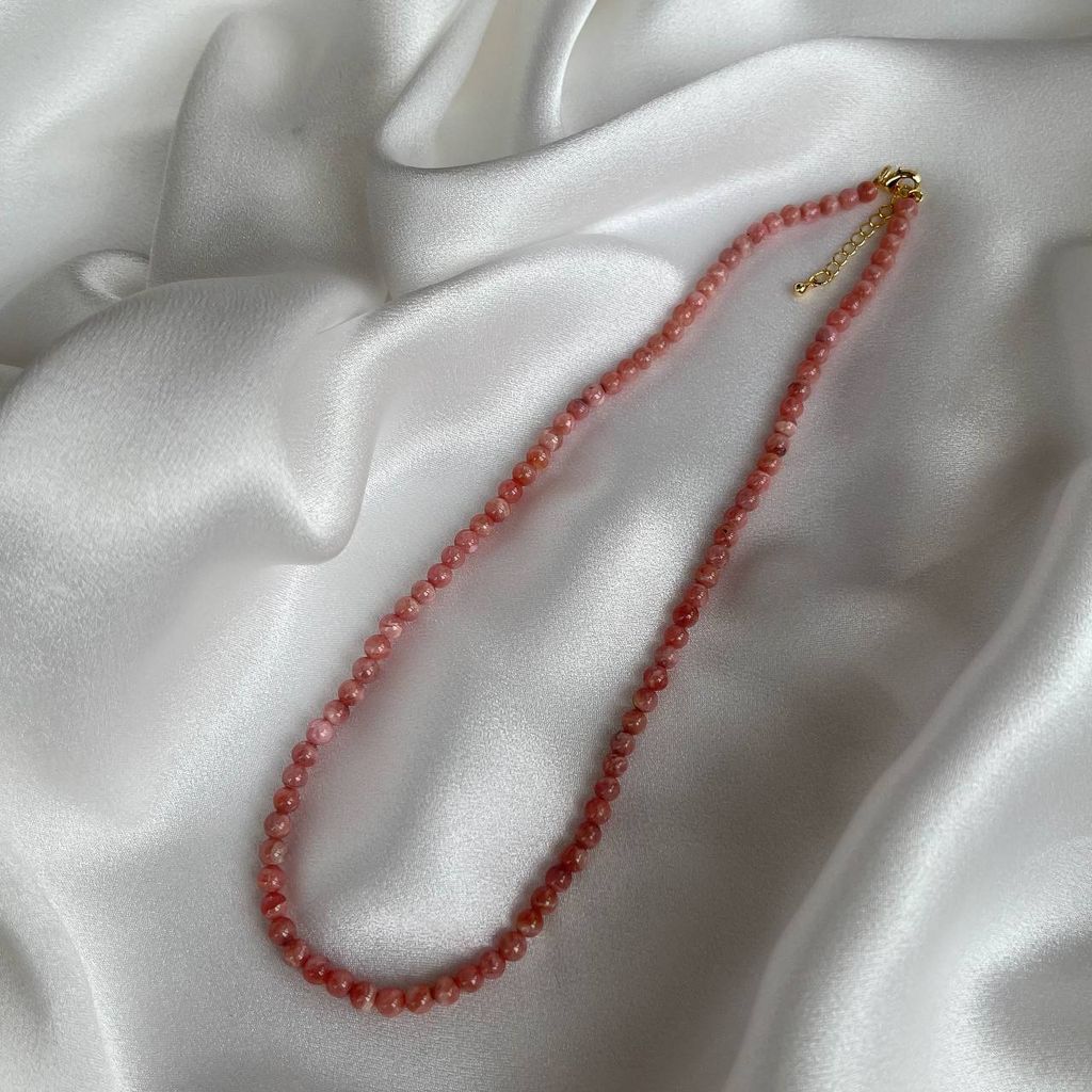 Бусы из Родохрозита 45 см +