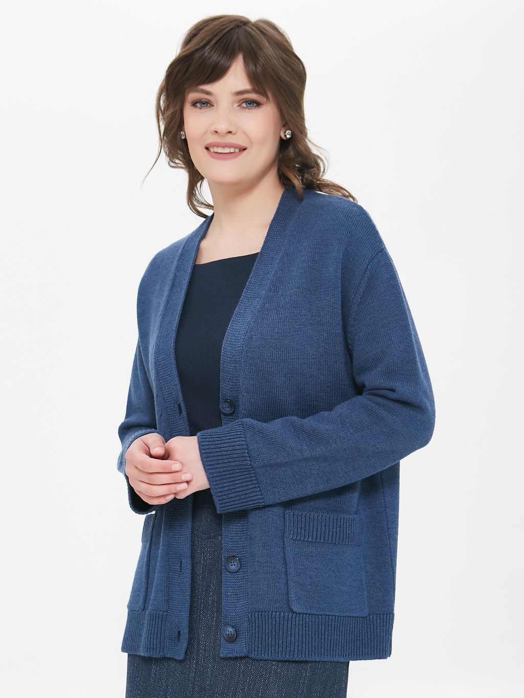 Кардиган вязаный