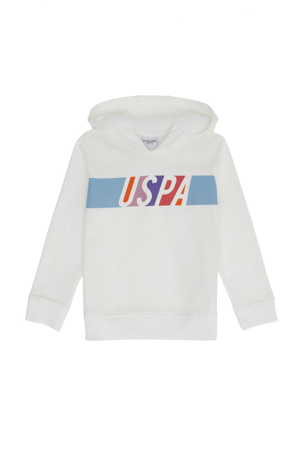 U. S. Polo Assn Детская толстовка с капюшоном цвета экрю - U.s. polo assn фото 2