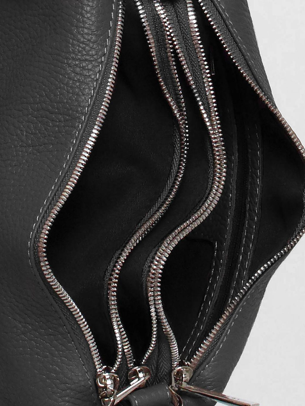 Женская кожаная сумка Richet 2767LN 303 Серый